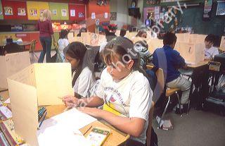 Elementary school 5th grade classroom in Brandon, Florida.  MR