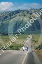 California Highway 1 along Big Sur, Pacific Coast.
