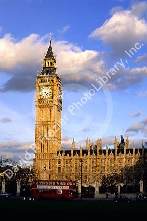 Big Ben iand parliament n London, England.