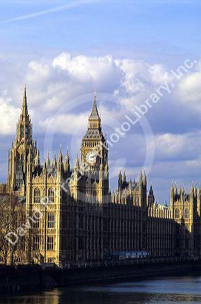 The Parliment Building in London, England.