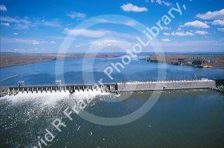 McNary Dam on the Columbia River between Oregon and Washington at Umatilla, Oregon is operated by the Bonneville Power Administration.