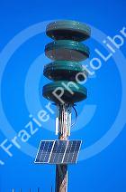 Solar powered Tsunami warning siren in Hawaii.