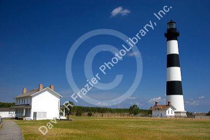 Bodie Island Lighthouse at Cape Hatteras, North Carolina.