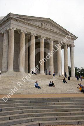 Steps of the Thomas Jefferson Memorial in Washington, D.C.