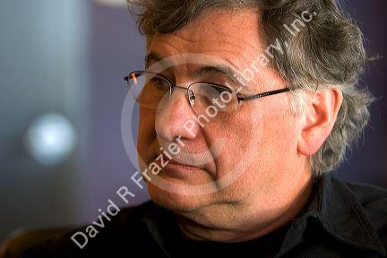 Portrait of a middle aged man wearing eyeglasses. MR
