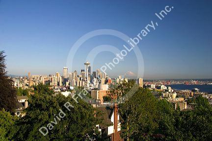 A view of the city of Seattle, Washington.