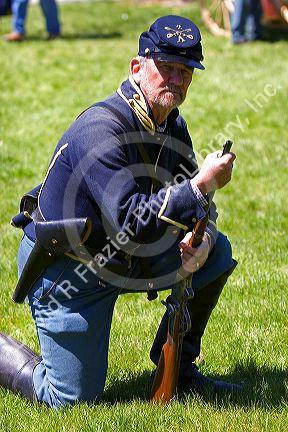 Civil war reenactment near Boise, Idaho.