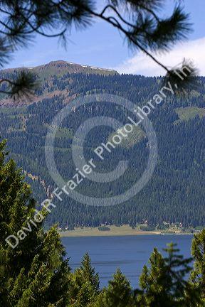 West Mountain and Cascade Lake in Idaho.