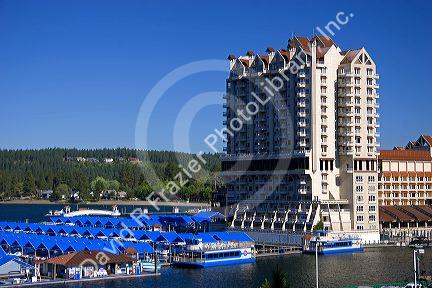 The Coeur d' Alene Resort at Coeur d' Alene, Idaho.