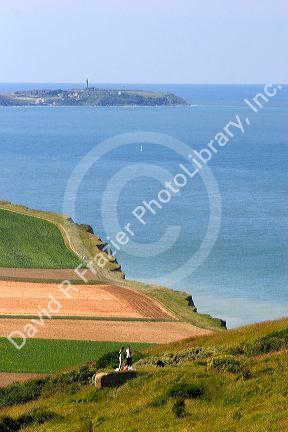 A view from Cap Blanc Nez in the Pas-de-Calais department in Northern France.