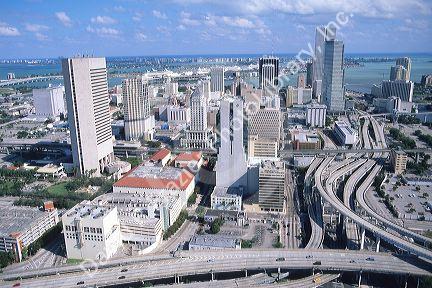 Freeway in Miami, Florida.