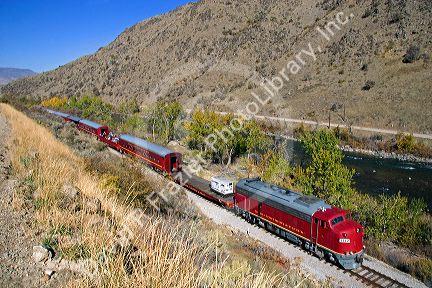 Scenic Idaho train rides on the Thunder Mountain Liner, Horseshoe Bend Route.
