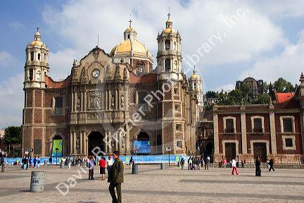 The old Basilica of Guadalupe in Mexico City, Mexico.