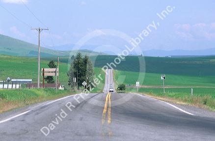 Idaho state highway 162 near Camas Prairie.