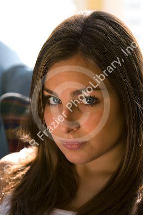 Portrait of a young woman. MR