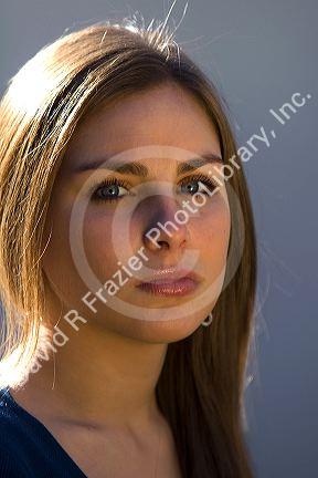 Portrait of a young woman. MR