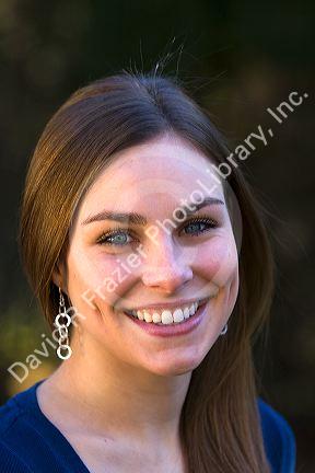 Portrait of a young woman. MR