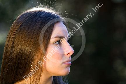 Portrait of a young woman. MR