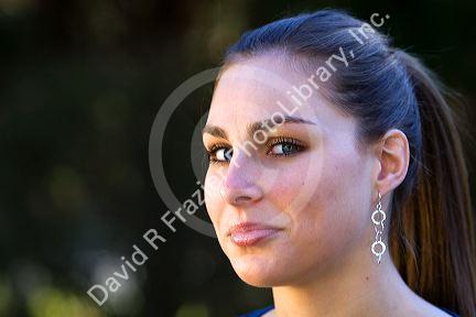 Portrait of a young woman. MR