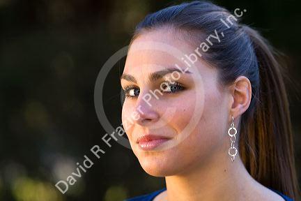 Portrait of a young woman. MR