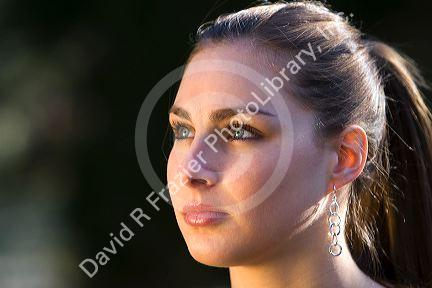 Portrait of a young woman. MR