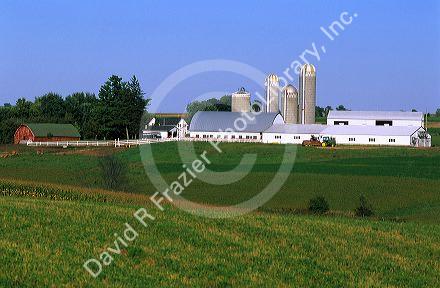 Dairy farm in Vernon County Wisconsin.