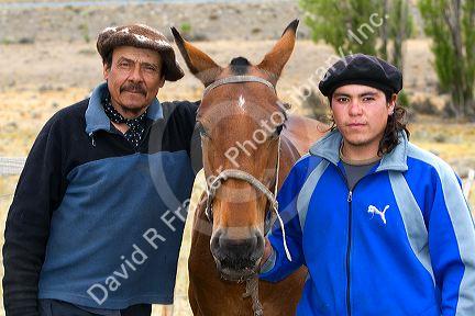 Gauchos near El Calafate in Patagonia, Argentina.