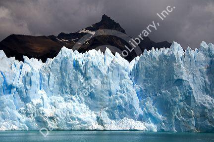 The Perito Moreno Glacier located in the Los Glaciares National Park in the south west of Santa Cruz province, Patagonia, Argentina.