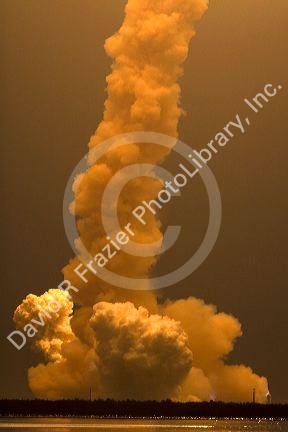 Launch of the Space Shuttle Endeavour for STS-123 mission to the International Space Station. John F. Kennedy Space Center in Cape Canaveral, Florida. March 11, 2008.