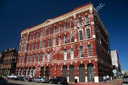 Victorian era building in the Strand District of downtown Galveston, Texas.