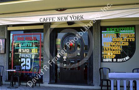 Caffe New York at Lucca, Tuscany, Italy.