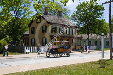 The Sarah Jordan Boarding House in Greenfield Village at The Henry Ford in Dearborn, Michigan.