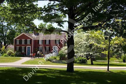 Luther Burbank birthplace in Greenfield Village at The Henry Ford in Dearborn, Michigan.