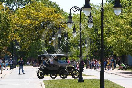 Model T on the street in Greenfield Village at The Henry Ford in Dearborn, Michigan.