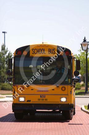 School bus at The Henry Ford in Dearborn, Michigan.