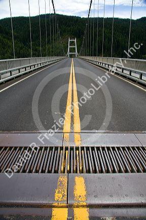 Expansion joint of the Dent Bridge near Orofino, Idaho.