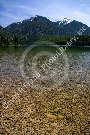Holland Lake in the Flathead National Forest near Condon, Montana.
