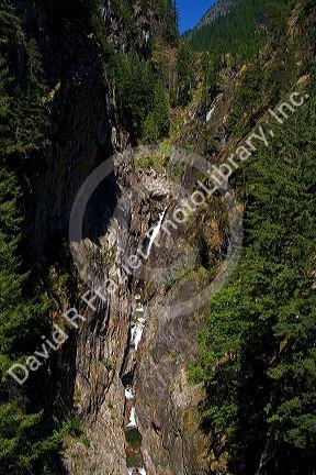 Gorge Creek Falls in the North Cascades National Park, Washington.