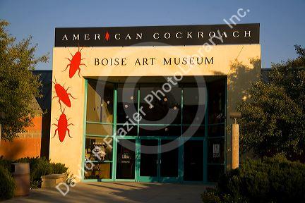 Entrance to the Boise Art Museum in Boise, Idaho.