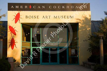Entrance to the Boise Art Museum in Boise, Idaho.