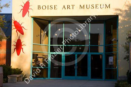 Entrance to the Boise Art Museum in Boise, Idaho.