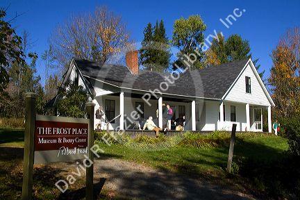 The Frost Place, Museum and Poetry Center located in the town of Franconia, New Hampshire, USA.