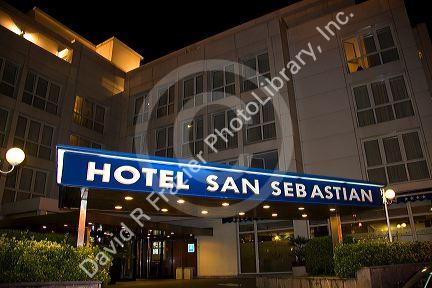Hotel San Sebastian in the city of Donostia-San Sebastian, Guipuzcoa, Basque Country, Northern Spain.