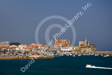 The harbor at Castro Urdiales, Cantabria, northern Spain.