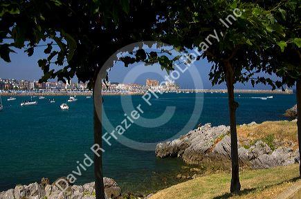 The harbor at Castro Urdiales, Cantabria, northern Spain.