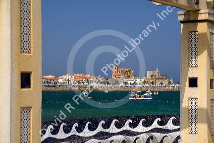 The harbor at Castro Urdiales, Cantabria, northern Spain.