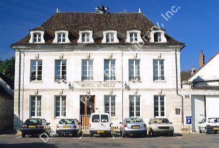 City hall in Chablis, France.