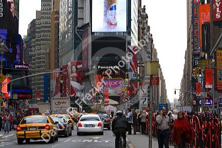 Times Square in Manhattan, New York City, New York, USA.