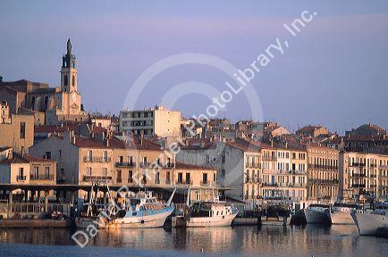 Fishing villiage in Sete, France.