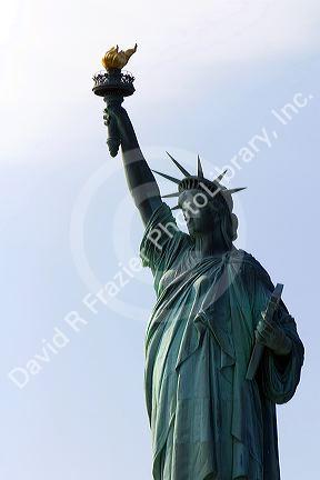 Statue of Liberty on Liberty Island in New York City, New York.